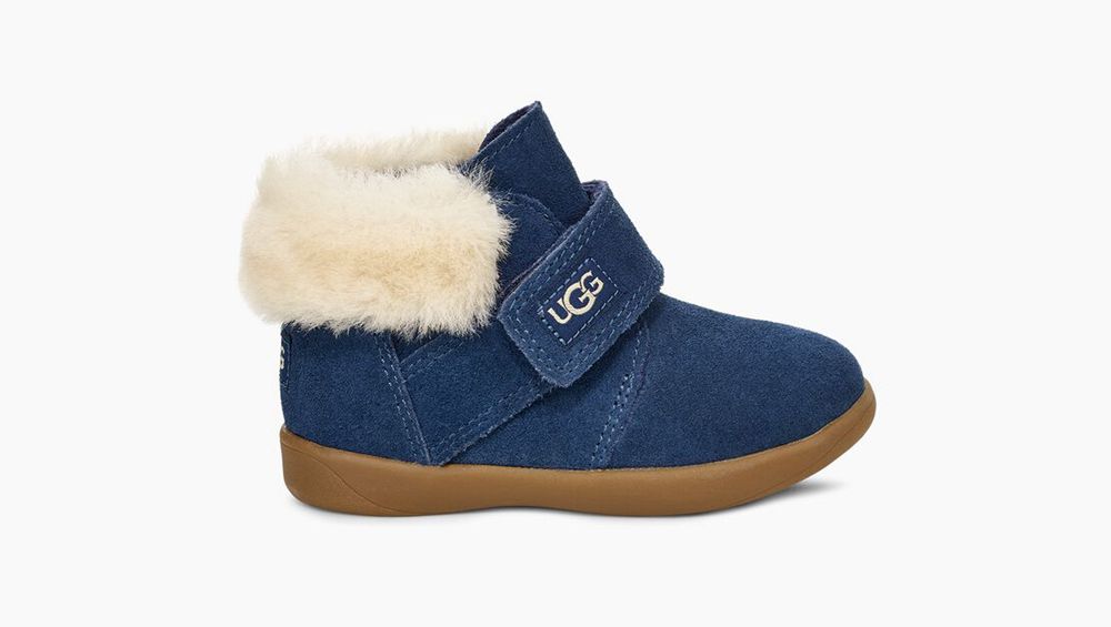 Ugg Nolen - Kids Boots - New Navy - NZ (4705ZQFXM)